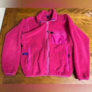 Women’s Vintage Pink Patagonia Zip-Up Jacket Size Medium